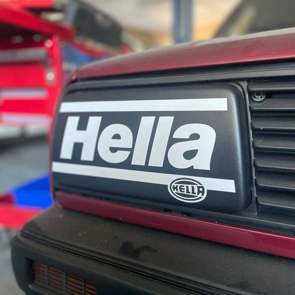 RARE Hella Style Headlight Covers Caps VW JETTA MK2 GLI 16V G60 Rallye