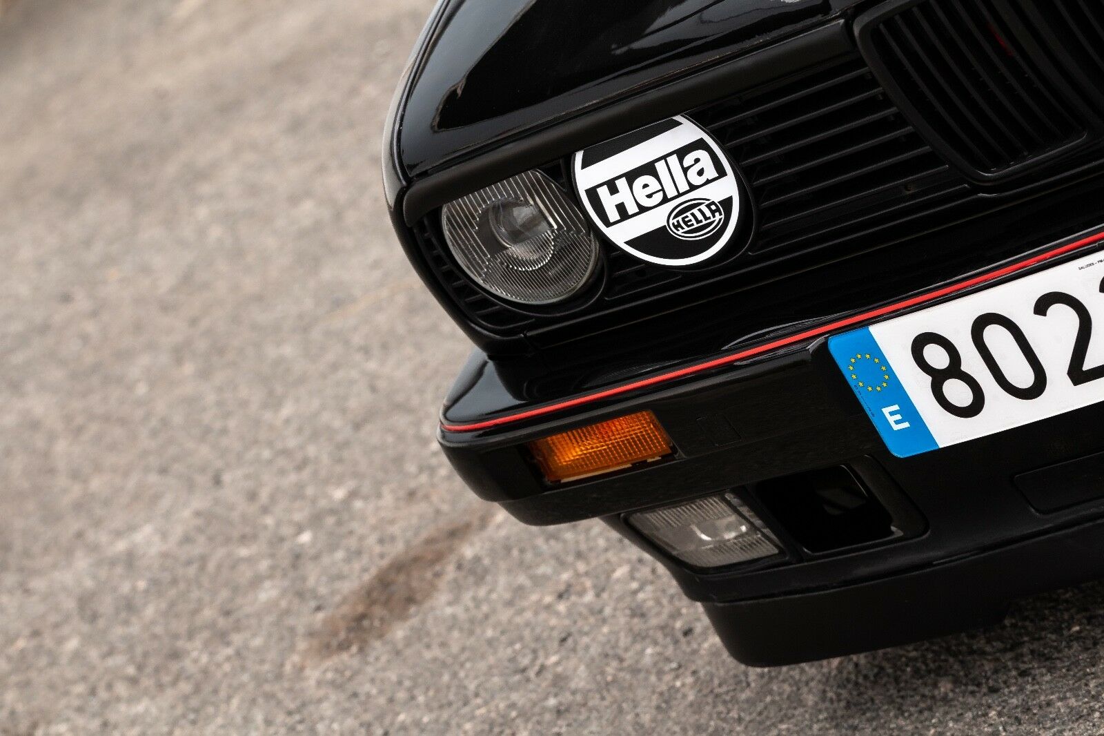 RARE Hella Style High Beam Euro Headlight Covers Caps BMW E30 E32