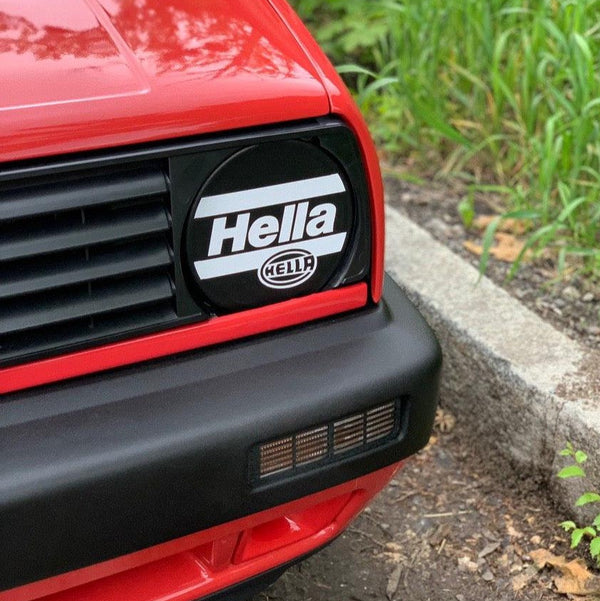 RARE Hella Style MAIN Headlight Covers Caps VW GOLF MK2 GTI 16V G60 Ra ...